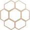 Ekena Millwork Florin Wood Fretwork Pierced Ceiling Medallion, Alder, 38"OD x 13 3/8"ID x 3/8"T CMWP38X38X0375FOAL - alternate 1